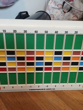 Vintage Rare 80S Sportcraft Touchdown Darts NFL Touchdown Football Dart Board